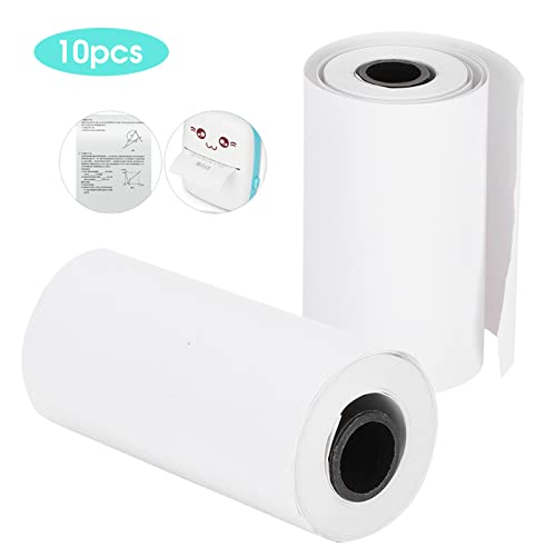 Thermal Camera Kids Instant Printer Paper Refill Rolls 10 Pack, Clear - Image 3