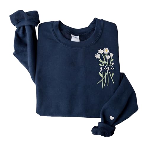 Gigi Daisy Flower Christmas Sweatshirt - Gifts for Gigi
