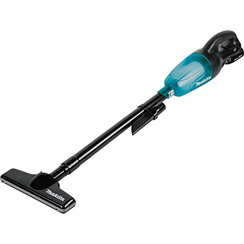 Image of Makita XLC02R1B 18V LXT Lithium-Ion Compact Cordless Vacuum Kit (2.0Ah), Black /Greenish Blue