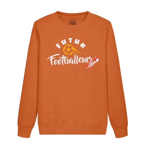 Sweatshirt enfant futur footballeur anti irritation pour jeune sportif actif