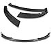 DriftX Performance, 3PCS Front Bumper Lip Kit fit for compatible with 2008-2013 BMW E90 E92 E93 M3, STP-Style Splitter Trim Protection Spoiler, Air-Dam-Chin-Diffuser (Carbon Look)