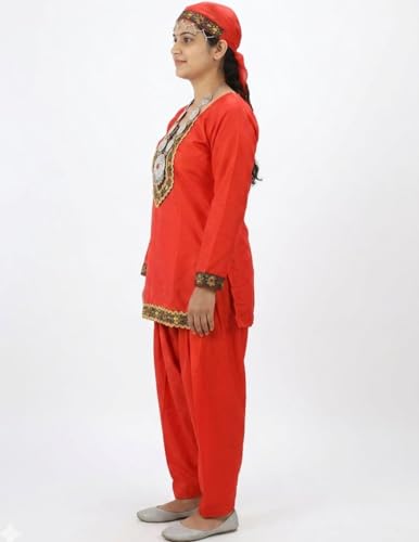 Image of BookMyCostume Kashmiri Indian State Fancy Dress Costume for Girls and Females 14 years /Adult S