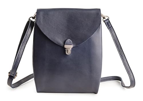 Clutch HAROLD'S Fold azul oscuro: cartera de mano plegable para llevar lo esencial