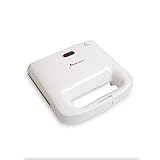 Color: blanco Astan Hogar sandwichera duo pack hottix ah-kc8040, 750 W, Acero_inoxidable, Blanco