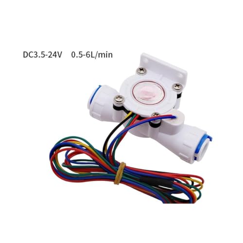 Sensor de flujo agua efecto Hall miniatura medidor TDS temperatura purificadores agua 4