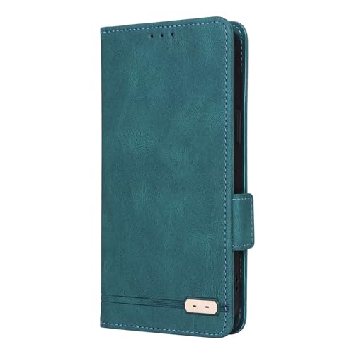 UPLAI Coque pour OnePlus 15R, Étui Portefeuille Cover en Cuir TPU Wallet, Antichoc Magnetique Protection Housse à Rabat avec Porte Cartes, Vert