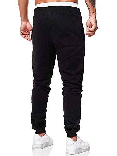 Gymbullfight Mens Gym Workout Pants Athletic Joggers Running Sweatpants For Men Bodybuilding With Pockets Black #TOP4