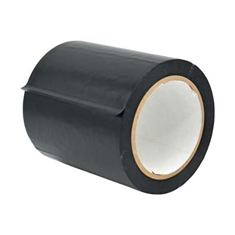 MAT Vinyl Marking Tape Black - 5 inch x 36 yds. for Safety Floor Marking (School Gym, Restaurants, Warehouse), Dance Floor Splicing, Pinstriping Cars & Boats Cover