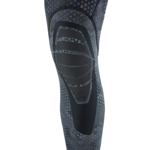 Seac Snake Man, Two-Piece Open-Cell Neoprene Wetsuit for Spearfishing and Freediving 3 mm X-Large