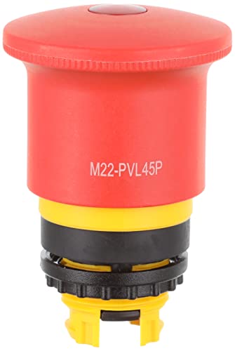 Bouton de secours lumineux Eaton 152860 diametre 45mm deblocage traction manuel