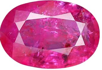 SRI RAM GEMSNatural AAA+ Quality Burma Ruby Manik 7.25 Ratti Birthstone Stone Original Earth Mind Certified Natural Loose Gemstone for Men and Women