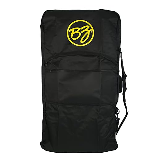 Wham-O BZ Bodyboards- Basic Bodyboard Bag - Nylon - 2 Board Capacity (Black)