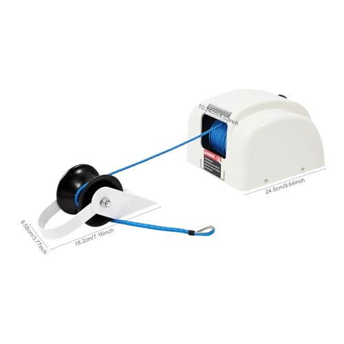 Cabrestante Eléctrico para Ancla de Barco 45 LBS miniatura 2