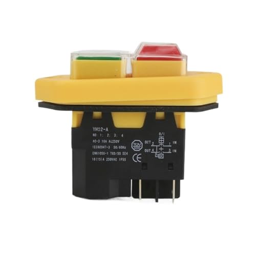 Interrupteur électromagnétique YH02-A 110V : fini les pannes de bouton de démarrage étanche