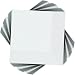 Amscan Frosty White Big Party Pack Luncheon Napkins, 6.5" x 6.5", 125 Ct.