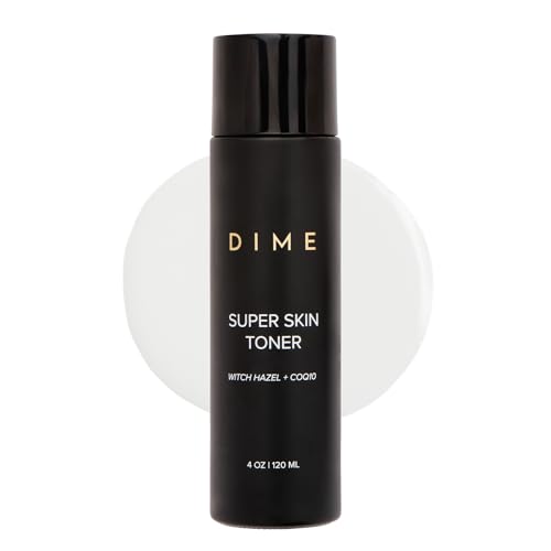 DIME Beauty Super Skin Toner, Alcohol-Free Witch Hazel Toner, Hydrating for Face with Aloe Vera and Cucumber Extract, 4 oz / 120 ml