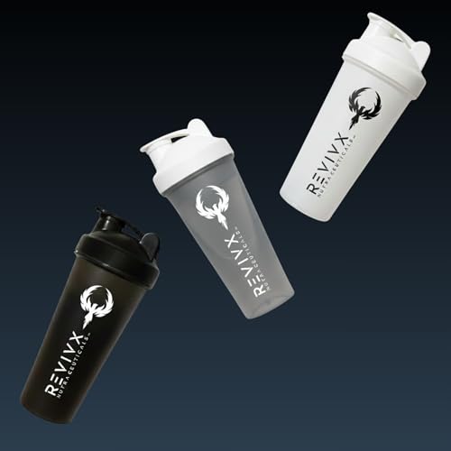 Image of Protein Shaker Bottle 700ml BPA-Free Leakproof Gym Shaker for Daily Fitness (Grey)