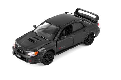 Subaru Impreza WRX STI Hardtop Escala 1:24 Negro miniatura 1