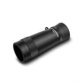 Monokular-Teleskop mit 4 x 18, 6 x 18, 8 x 25, HD-Optik, Metallgehäuse, kompaktes, leichtes Design für Vogelbeobachtung, Reisen, Camping, Wandern und Outdoor-Abenteuer, Schwarz (6 x 18)