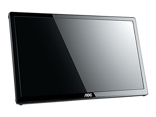 Image of AOC e1659Fwu 16-Inch Ultra Slim 1366x768 Res 200 cd /m2 Brightness USB 3.0-Powered Portable LED Backlit Computer Monitor w / Case
