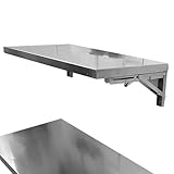 Améliorez votre cuisine avec notre étagère Sto en acier inoxydable, conçue pour une durabilité et un nettoyage facile. Dotée d'embouts arrondis pour éviter les collisions, cette étagère murale flottante polyvalente maximise l'espace et offre un design pliable pour plus de commodité. Parfait pour nifier vos plats de cuisine tout en ajoutant une touche moderne à votre intérieur.