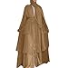 VESNIBA Abaya Muslim Damen Muslimische Kleider Islamische Kleidung Kleid Robe Anzug Abaya Schal Kleid Robe Kleid Gebet Kleid Top und Dress Sets