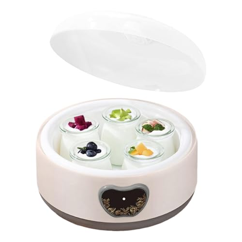 Máquina de yogur eléctrica Sghtil, máquina fabricante de yogur | Fabricante de yogur automático portátil,Electrodomésticos eléctricos, dispositivos multifunción para amantes hechos