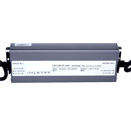 Alimentation à découpage LPV-150-24 transformateur 24V 6.25A étanche