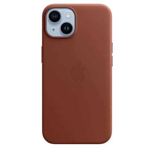 Apple Capa de couro com MagSafe para iPhone 14 – Vermelho-terra ​...