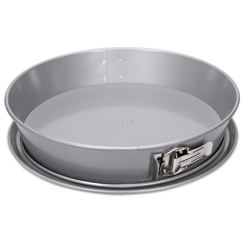 Städter we love baking Springblech schräg, Ø 32/29 cm, Backform für Torten & Kuchen in Silber, hochwertige Antihaftbeschichtung, PFAS frei, Temperaturbeständig bis 250 °C