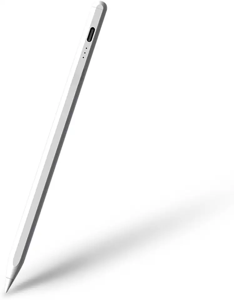 Caneta Pencil Para iPad Caneta Para Ipad Pencil com Palm Rejection Rejeição de Palma e Ponta de Alta Precisão de 1.0mm Branca (Para todos iPads de 2018 para frente)