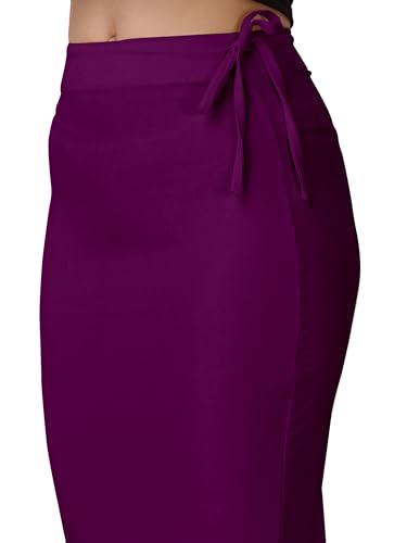 Image of Mehrang Microfiber Saree Shapewear Petticoat for Women, Cotton Blended Shape Wear Dress for Saree