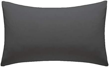 AmigoZone New 2 x Pillow Cases Housewife Plain Cover Polycotton Bedroom Luxury Pair Pack (White)