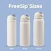 Owala FreeSip Insulated Stainless Steel Water Bottle with Straw for Sports, Travel, and School BPA-Free Sports Water Bottle, 24 oz, Iced Breeze