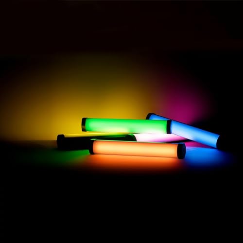 NANLITE PavoTube II 6C RGBWW LEDチューブライト 2700K-7500K 36000色調光 15種FX光効果 輝度自由調節 長時間連続作動 Type-C充電式 アプリ対応 ハンドヘルドライト マグネット式 チューブ型撮影用ライト 動画撮影/ライブ配信/YouTube/Tiktok 国内正規品