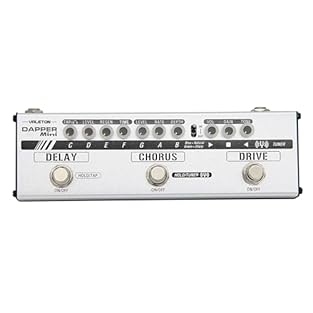 TUNER module with fast, accurate tuning Flexible DRIVE module combines overdrive and distortion in one Warm, lush CHORUS module for expanding your sound dimensions Analog-voiced DELAY module with tap tempo Adjustable PHONES output with built-in cab s...