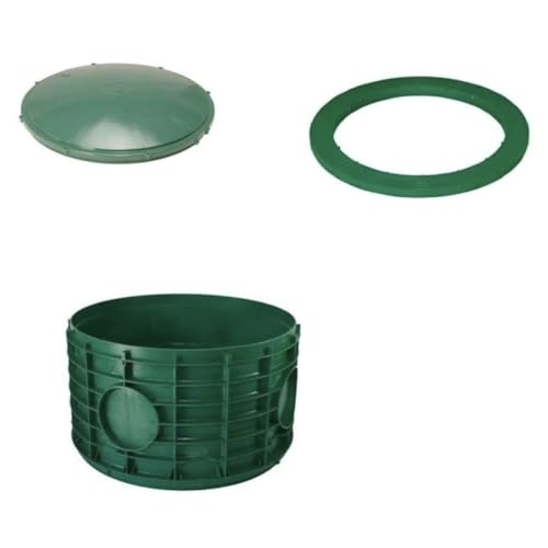 Image of Tuf-Tite Bundle Riser, Domed Lid & Adapter Ring for Septic Tank (12 inch high riser) 20 inch wide