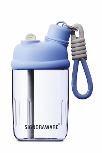 Signoraware Bunny Kids BPA Free Plastic Bottle with Straw For kids | Leakproof Locking Lid | Cute bunny Cartoon Print | Ideal for School, Picnic, Travel & Everyday use | Giftable (650ml | White)