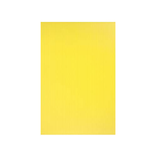 Image of uxcell Corrugated Plastic Sheets,3mm Yellow Blank Yard Lawn Signs,8 Inch x 12 Inch,Waterproof Sign Blank Board 1pcs