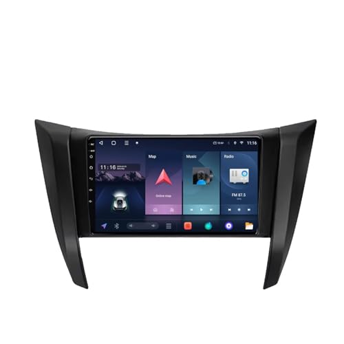 Autoradio Bluetooth manos libres Nissan Frontier D23 con pantalla de 4 núcleos