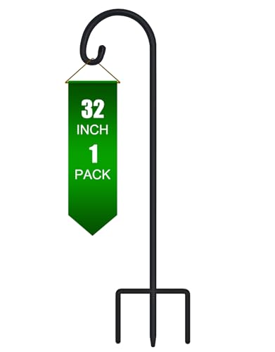 FEED GARDEN Adjustable 32 Inch Small Shepherd Hooks for...