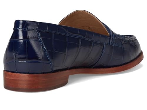 Image of Lauren Ralph Lauren Wynnie Crocodile-Embossed Leather Loafer