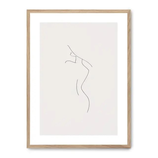 Cuadro woman line art ix FASE5 l'élégance minimaliste pour apaiser votre intérieur