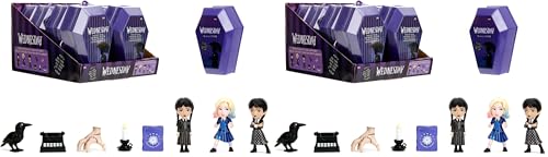 Image of Jada WEDNESDAY 2.5 INCH COFFIN DELUXE BLIND BOX, Display,collect and play toys for Kids and Adults (Pack of 2)