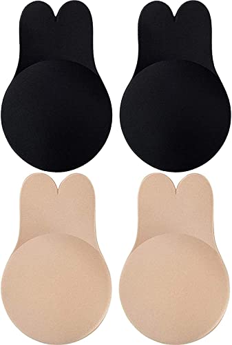2 paires de soutien-gorges gainants dos nu en silicone Cover