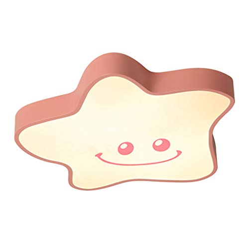 XMYX Luz de Techo LED Star-design Creativo, Lámpara de Techo Moderna Metálica Ultrafino de 5 cm, Lámpara para Niños Regulable con Mando a Distancia, Luces de Techo para Habitación de Niños 36W 2880lm Cover