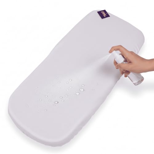 Tititnins - Sabana Bajera Capazo Impermeable Para Joolz Hub 2 Funda Colchón Protector Cuco Carrito Bebe Pique Blanco 100 Algodón Certificado Oeko-Tex Organic Cotton