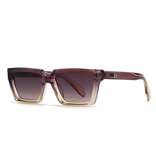 Lunettes de soleil pour femmes bleu-vert : protégez vos yeux fatigués avec le style UV400 vintage