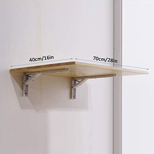 Bureau d'ordinateur à angle droit LUNEZY table pliante murale établi multifonction