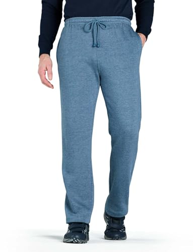 Chums Men's Jogging Bottom Trouser Pants Leisure Pull-On Fleece Joggers Denim 40W / 27L